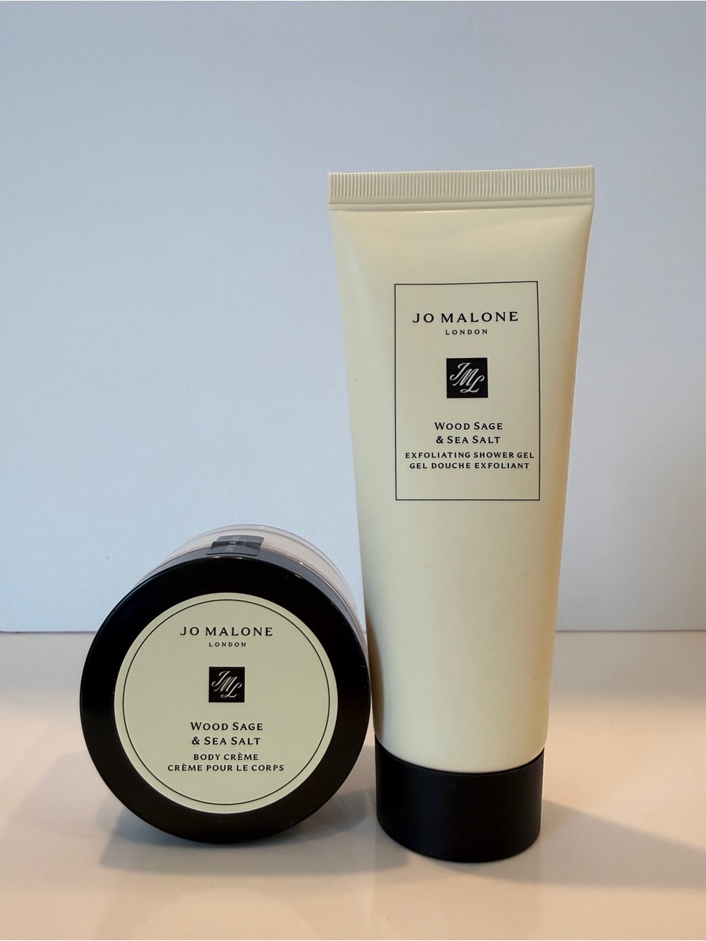 SEALED 2-Pc FULL-Size Wood Sage & Sea Salt Body Cream 1.7 oz ➕ Shower Gel 2.5 oz
